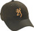 BRN CAP 3-D DURA-WAX BRN/GOLD LOGO
