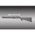 Hoge Rubber Overmolded Stock with .920" Dia Barrel Channel for Ruger 10-22 Slate Grey