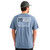 Huk Born Wave Short Sleeve Shirt Stormy Blue L
