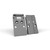 TRIJICON RMR FOOTPRINT FOR GLOCK MOS MOUNTING PLATE BLACK