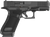 Glock P64550203 G45 Gen6 Crossover Frame 9mm Luger 17+1 4.02" Black GMB Barrel, Black nDLC Steel Optic Ready/Serrated Slide, Black Polymer Frame w/Accessory Rail, Interchangeable Backstrap Grip
