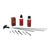 PISTOL CLEANING KIT W/ALUMINUM ROD 9MM/38/357 CAL IN BOX