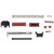 SLIDE PARTS KIT FOR GLOCK~ 9MM, BLK/RED