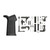 M4E1 LOWER PARTS KIT W/ MOE SL GRIP - BLK