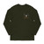 MULEY COTTON LONG SLEEVE T-SHIRT OLIVE DRAB MEDIUM