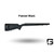 EAGLE LONG ACTION RIGHT HAND RIFLE STOCK PAINTED BLACK