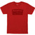 GO BANG PARTS COTTON T-SHIRT SMALL RED