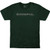 UNFAIR ADVANTAGE COTTON T-SHIRT SMALL FOREST GREEN