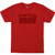 GO BANG PARTS COTTON T-SHIRT 2X-LARGE RED