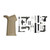 M5 LOWER PARTS KIT W/MOE SL GRIP FOR AR-308 FDE
