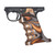 LAMINATED GRIPS FOR RUGER MARK IV 22/45 BROWN & GRAY