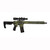 SPEC15 RIFLE 16IN 5.56 BAZOOKA GREEN W/BURRIS TAC30 OPTIC
