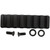 STEEL LOW-PROFILE FRONT RAIL W/ QD POST BLACK