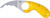 VEFF SERRATIONS BELT CLIPCRKT BEAR CLAW 2.39" YELLOW W/ 