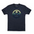CASCADE ICON LOGO T-SHIRT NAVY HEATHER SMALL