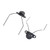 MODULAR ATTACHED RAIL KIT (MARK) 2.0 HELMET MOUNT ONLY BLACK