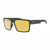 MATTE & GLOSS BLACK ORANGE MIRROR LENS GLASSES