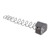 FIREPOWER BASE PAD KIT FOR GLOCK~, TITANIUM GRAY