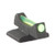 SNAG-FREE FRONT SIGHT .190'' GREEN, FIBER OPTIC