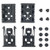 BLACK EQUIPMENT LOCKING SYSTEM KIT