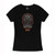 WOMEN'S SUGAR SKULL BLEND T-SHIRT BLK XL
