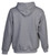 MARK HEATHER GRAY XXLARGEBROWNING HOODIE BRANDED BUCK 