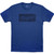 ROVER BLOCK CVC T-SHIRT LARGE ROYAL HEATHER
