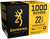 Browning Ammunition .22 Long Rifle Ammo 36gr PHP Ammunition - 1000 Rounds