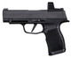 Sig Sauer -365XL9BXR3RXZ P365 XL 9mm Luger 3.70" 12+1 Black Black Nitron Stainless Steel Black Polymer Grip RomeoZero