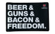 TEKMAT MAT BEER/GUNS/BACON & FREEDOM