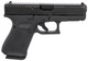 Glock G19515AUT G19 Gen5  9mm Luger 4.02" 15+1 Black Polymer Frame Black nDLC Steel with Front Serrations Slide Black Rough Texture Interchangeable Backstraps Grip