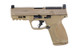 S&W M&P 2.0 9MM 4 15RD NTS OR FDE