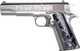 Cnc Firearms CNCWARHORSE Colt 1911 War Horse 45 ACP 7+1 5" Stainless Steel Barrel Black Chrome With Engraving Stainless Steel Serrated Slide Black Chrome Plated Stainless Steel Frame Black Pearl With Silver Pony Medallion Grip