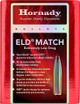 HORNADY BULLETS 6.5MM .264 147GR ELD-MATCH 500CT 6BX/CS