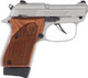 8RD INOX WITH WOOD GRIPSBERETTA 30X TOMCAT 32ACP 2.9" 
