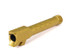 Faxon Firearms Match Series Glock G19 Flame Fluted Barrel 416R - Threaded | TiN (Gold) PVD