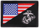 Rothco US Flag / USMC Eagle, Globe and Anchor Morale Patch 