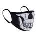 Rothco Half Skull Reusable 3-Layer Polyester Face Mask 