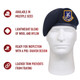Rothco Inspection Ready Beret With USAF Flash - Midnight Navy Blue