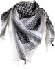 WHITE/BLACKRED ROCK SHEMAGH HEAD WRAP 