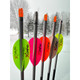 Flex Fletch Quad X Vanes Flo Yellow 50 pk.