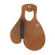 October Mountain Leather Tab Black Small RH