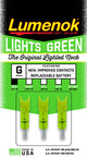 CRESCENT EASTON CARBON 3PKLUMENOK LIGHTED NOCK XBOW GRN 