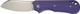 PURPLE STONEWASH LINER LOCKCIVIVI KNIFE CRABBY 2.7" G-10 