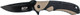 2.75" FOLDING BLADE BLACK/FDES&W KNIFE M&P M2.0 ULTRA GLIDE 