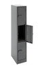 3 Door Steel Locker (Mixed Closed - Grey)
