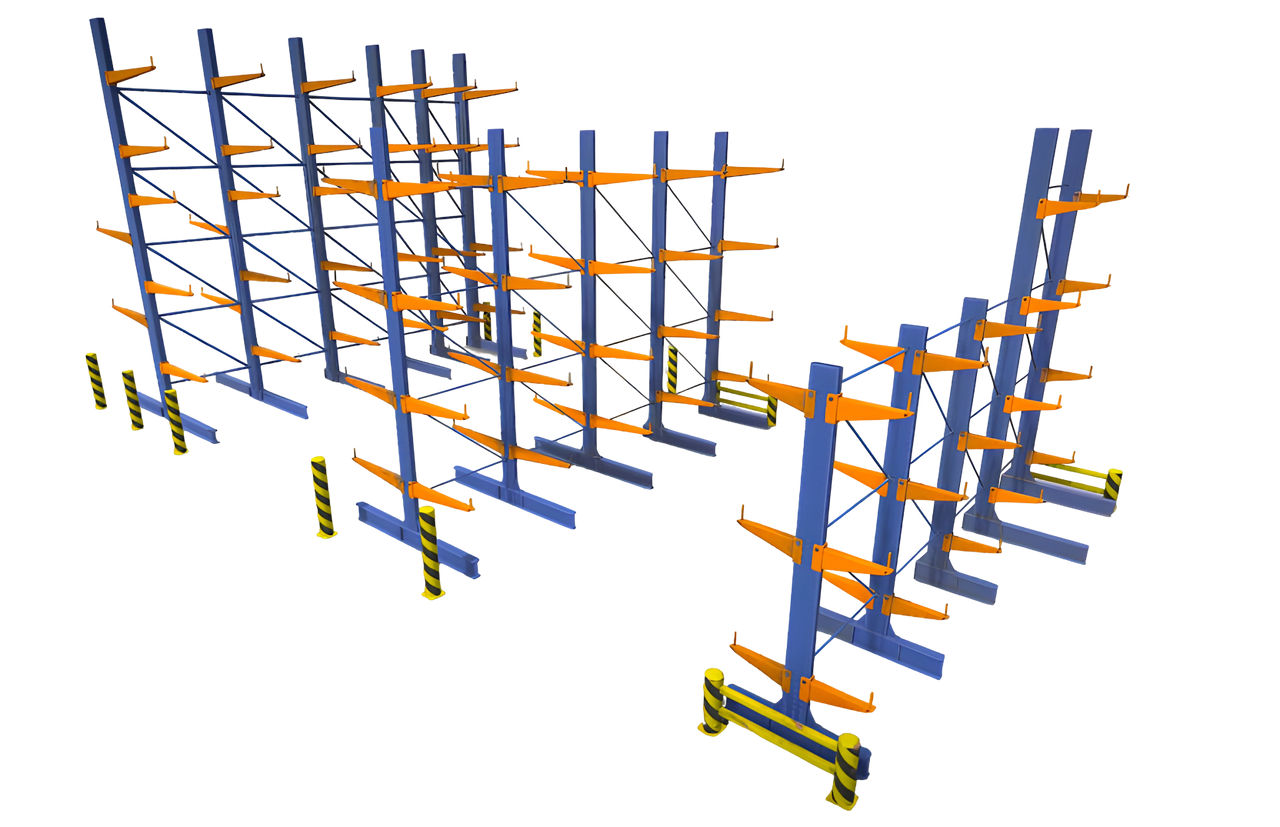 Dreymar 3D Cantilever Rack Layout