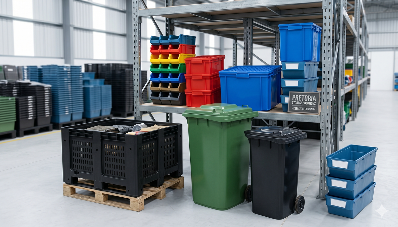 Bins in Durban that keep warehouses, factories, and facilities running clean and fast