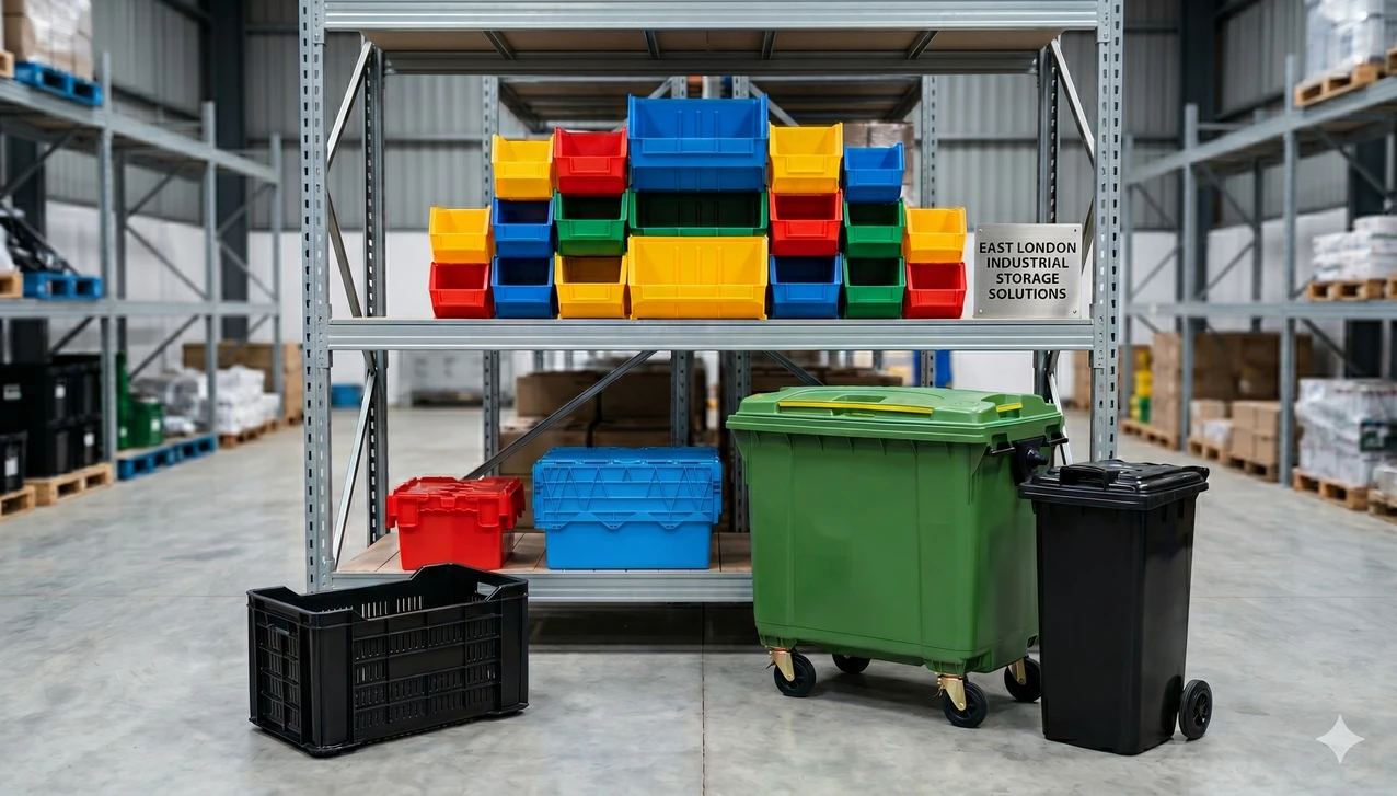 Bins in East London that keep your storeroom organised, your picks fast, and your site running clean