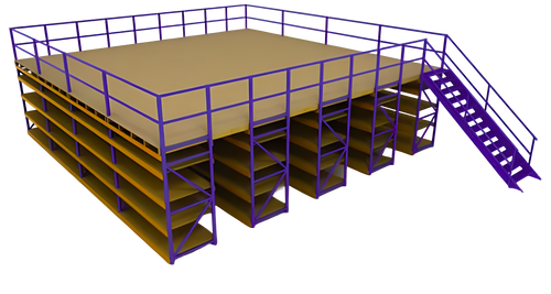 Rack Supported Mezzanine Floor - Dreymar Industrial Rack Supported Mezzanine Floor - Dreymar Industrial